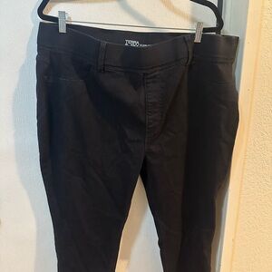 Terra & Sky Black Women's Skinny Pants